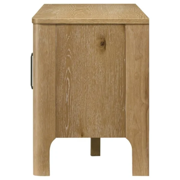 Rowe 65-Inch Light Oak TV Console By Coaster Furniture - Image 7