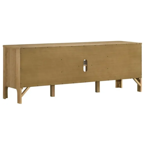 Rowe 65-Inch Light Oak TV Console By Coaster Furniture - Image 8