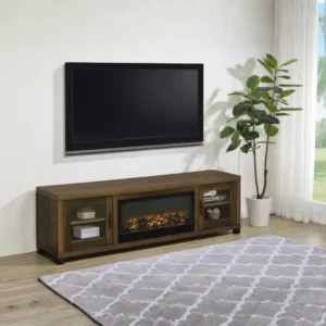 Havering TV Console Table with Fireplace By Coaster Furniture