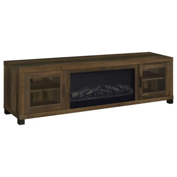 Havering TV Console Table with Fireplace By Coaster Furniture - Image 2
