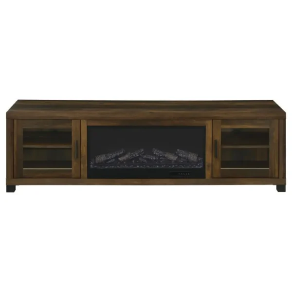 Havering TV Console Table with Fireplace By Coaster Furniture - Image 4