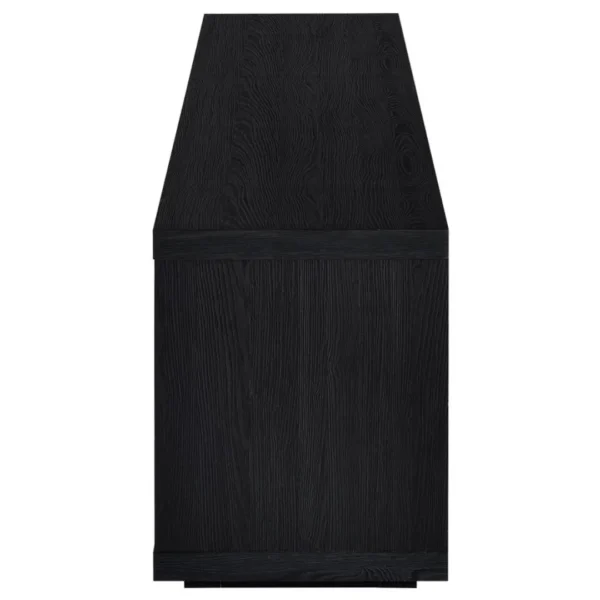 Deiter 79-Inch Black TV Console with Fireplace By Coaster Furniture - Image 5
