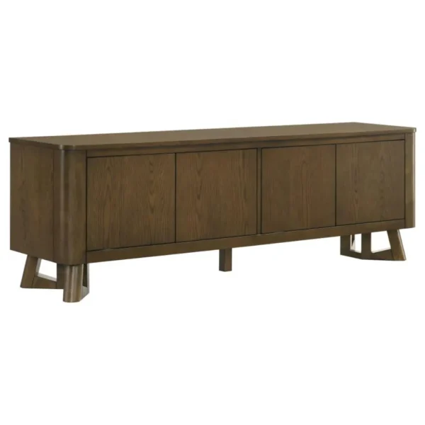Trotter 71-Inch Brown TV Console Table By Coaster Furniture - Image 2