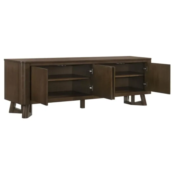 Trotter 71-Inch Brown TV Console Table By Coaster Furniture - Image 3