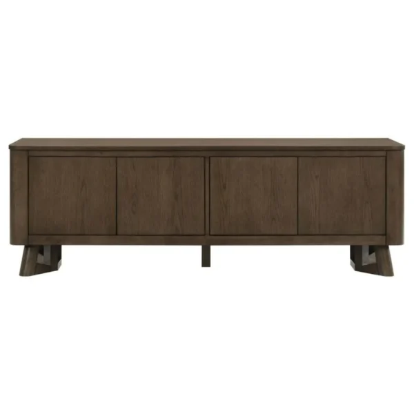 Trotter 71-Inch Brown TV Console Table By Coaster Furniture - Image 4