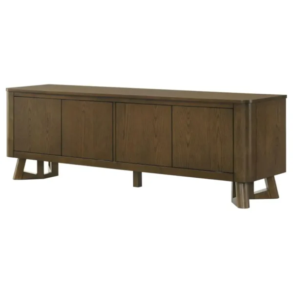 Trotter 71-Inch Brown TV Console Table By Coaster Furniture - Image 6