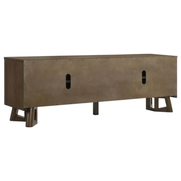 Trotter 71-Inch Brown TV Console Table By Coaster Furniture - Image 13