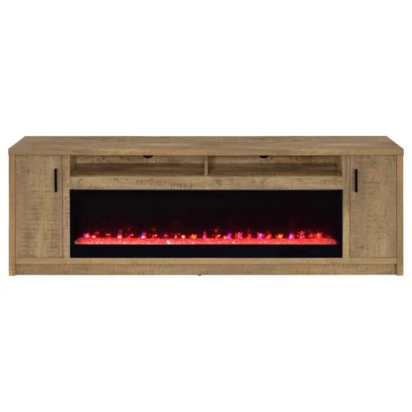 Eddy 79-Inch Fireplace Console TV Table By Coaster Furniture - Image 6