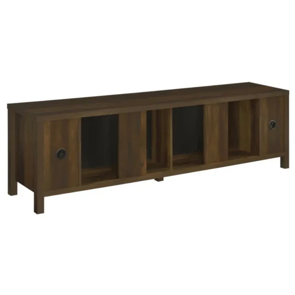 Carey Fireplace TV Console Mid Century Modern By Coaster Furniture - Image 8