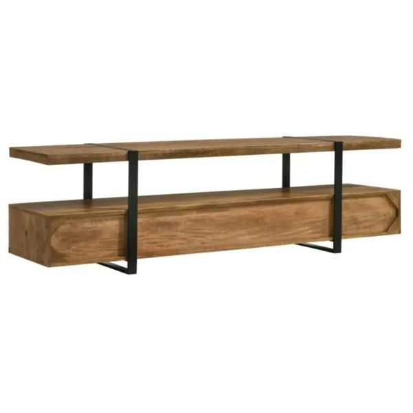 Otto 5-Drawer Brown TV Console By Coaster Furniture - Image 5