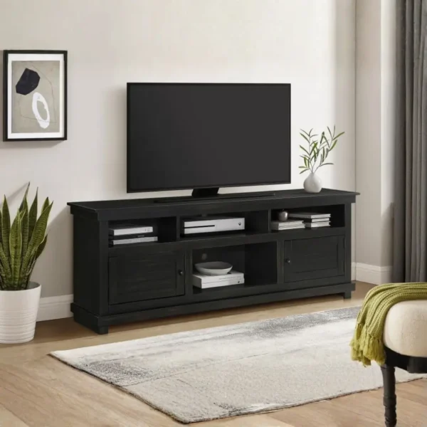 Payne TV Console with Shelves By Coaster Furniture - Image 15