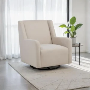 Sorrel Swivel Glider Accent Chair Latte By Coaster Furniture