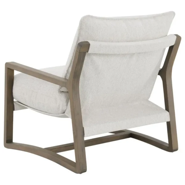 Geneva Boucle Upholstered Wood Accent Arm Chair By Coaster Furniture - Image 5