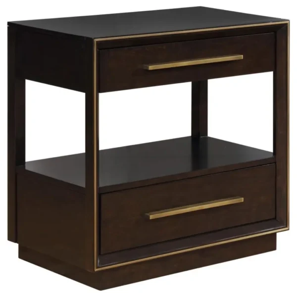 Durango 2-Drawer Bedside Nightstand By Coaster Furniture - Image 3