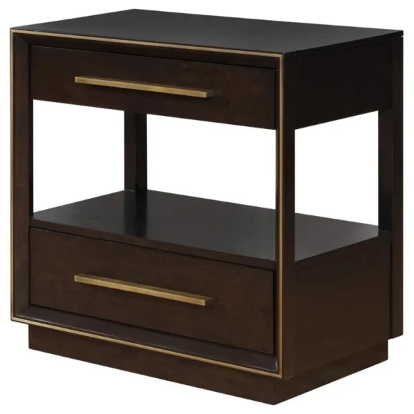 Durango 2-Drawer Bedside Nightstand By Coaster Furniture - Image 4
