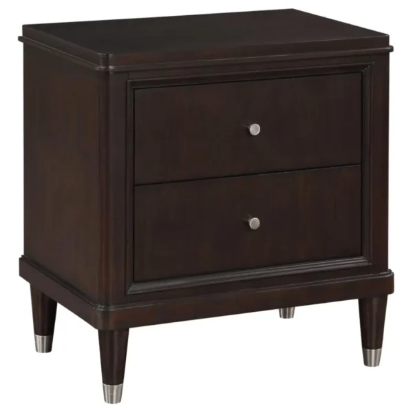 Emberlyn Brown Nightstand with Drawers By Coaster Furniture - Image 2