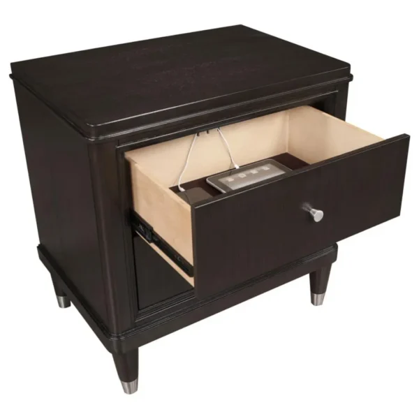 Emberlyn Brown Nightstand with Drawers By Coaster Furniture - Image 3