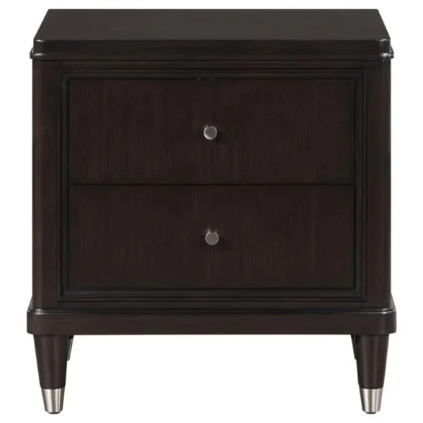 Emberlyn Brown Nightstand with Drawers By Coaster Furniture - Image 4