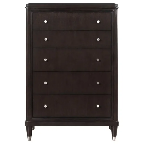 Emberlyn 5-Drawer Brown Chest By Coaster Furniture - Image 3