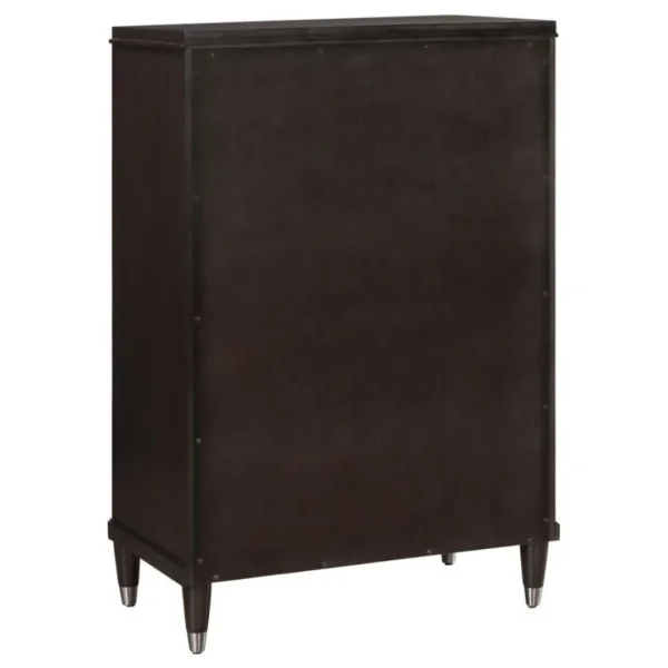 Emberlyn 5-Drawer Brown Chest By Coaster Furniture - Image 6
