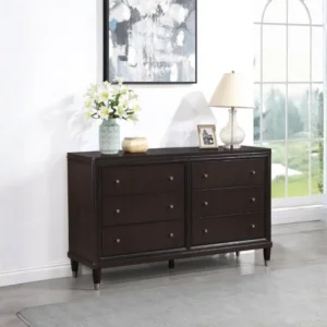 Emberlyn 6 Drawer Brown Dresser By Coaster Furniture