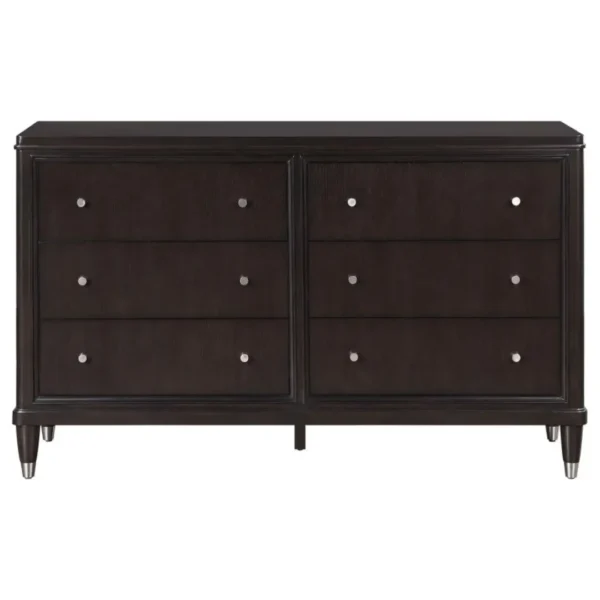 Emberlyn 6 Drawer Brown Dresser By Coaster Furniture - Image 3