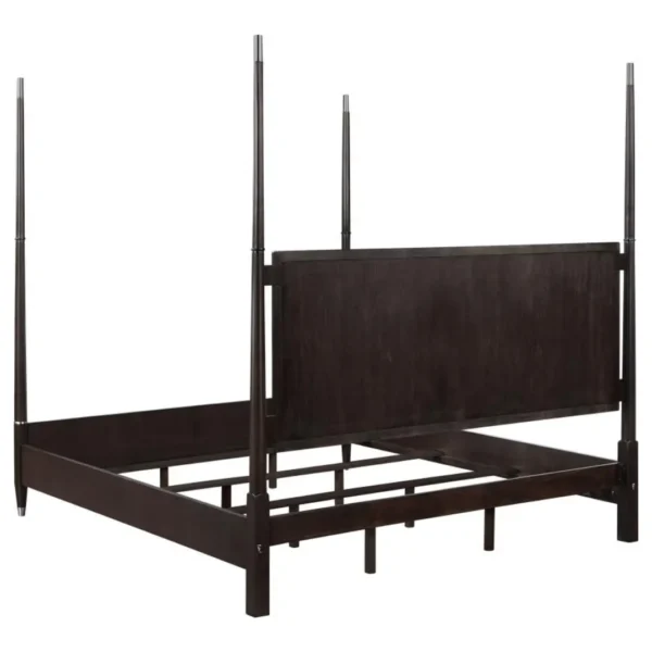 Emberlyn Queen Wooden Four Poster Bed By Coaster Furniture - Image 7