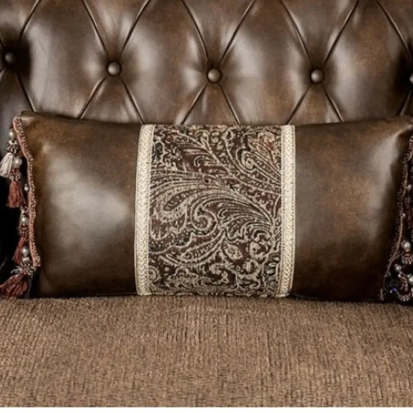 Ensenada Traditional Living Room Sofa Set By Furniture of America - Image 7