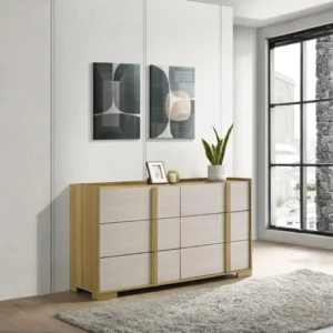 Hyland Wood 6 Drawer Dresser Natural By Coaster Furniture