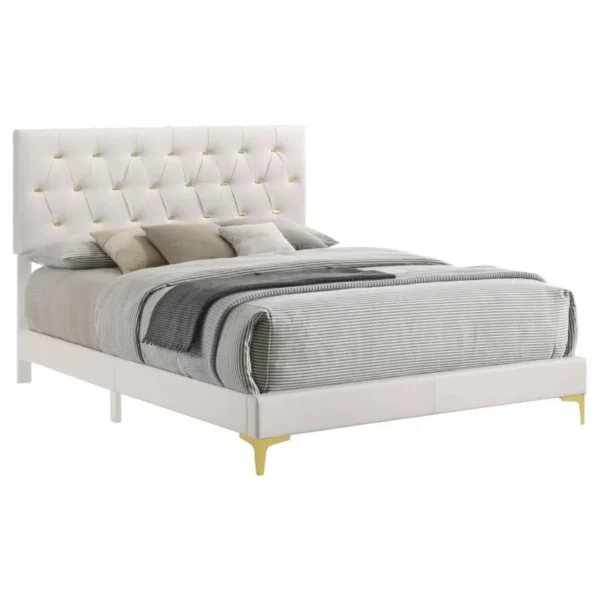 Kendall Tufted Upholstered Bed By Coaster Furniture - Image 2