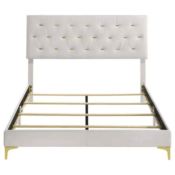 Kendall Tufted Upholstered Bed By Coaster Furniture - Image 3