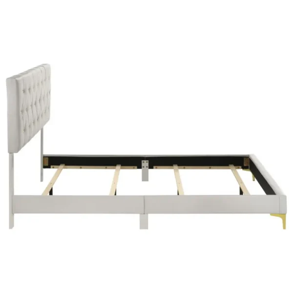 Kendall Tufted Upholstered Bed By Coaster Furniture - Image 5