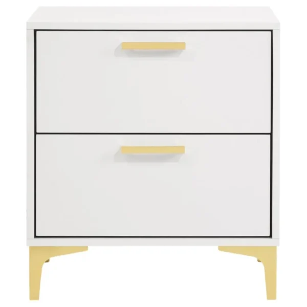 Kendall 2-Drawer Nightstand Side Table By Coaster Furniture - Image 3
