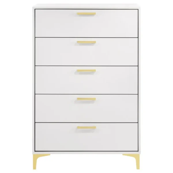 Kendall 5 Drawer Bedroom Chest By Coaster Furniture - Image 2
