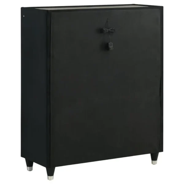 Ravenne Black Chest of Drawers with LED By Coaster Furniture - Image 5