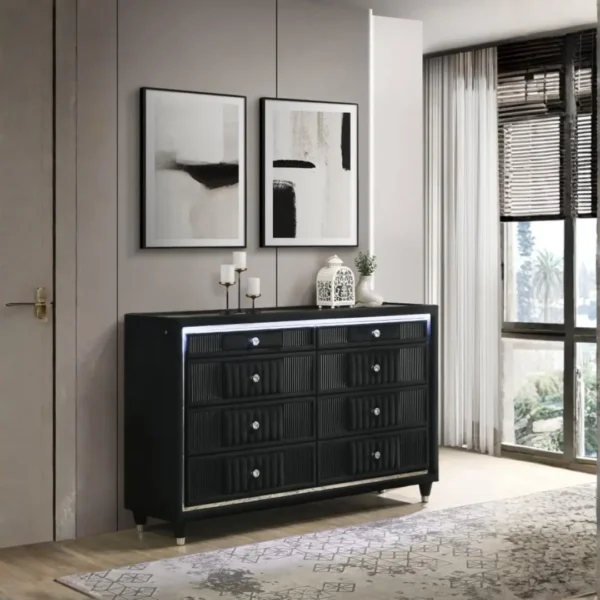 Ravenne 5-Piece Led Bedroom Set By Coaster Furniture - Image 4
