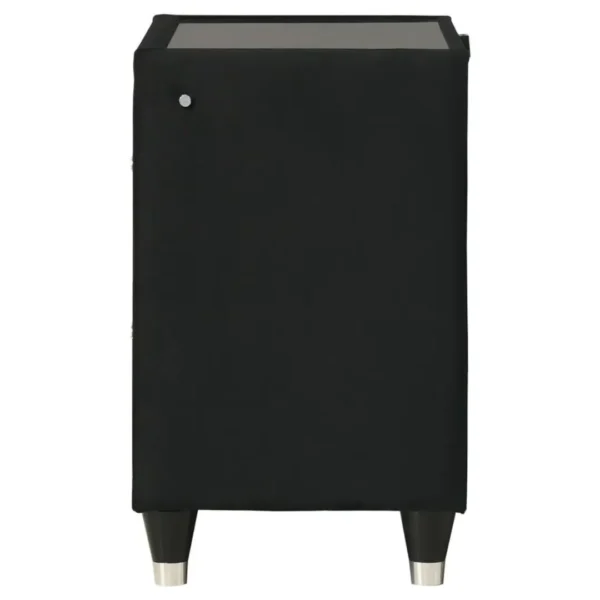 Ravenne Black Nightstand with USB By Coaster Furniture - Image 4