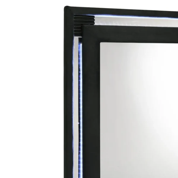 Ravenne LED Dresser Mirror Black By Coaster Furniture - Image 3