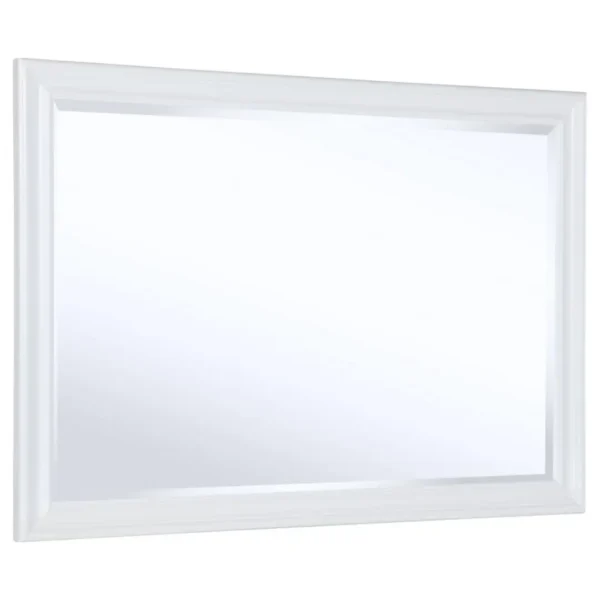Bexhill Dresser Mirror White By Coaster Furniture - Image 2