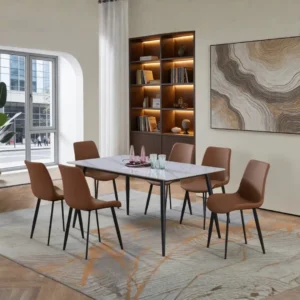 Modern 7 Piece Dining Table Set By McFerran