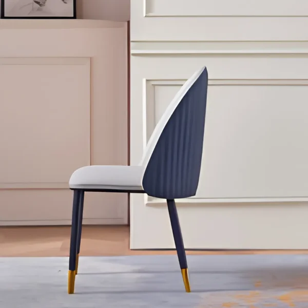 Upholstered Modern Dining Chair By McFerran - Image 3