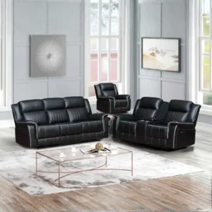 Modern Reclining Sofa Set 3 Piece By McFerran