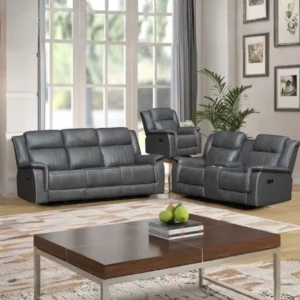 Modern Double Recliner Loveseat By McFerran