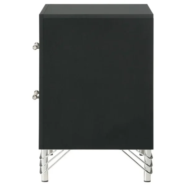 Lucia 2-Drawer Nightstand Bedside Table By Coaster Furniture - Image 6
