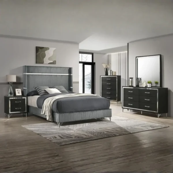 Lucia 2-Drawer Nightstand Bedside Table By Coaster Furniture - Image 10
