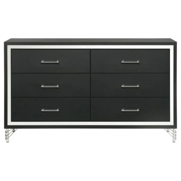 Lucia Double Dressers for Bedroom By Coaster Furniture - Image 2