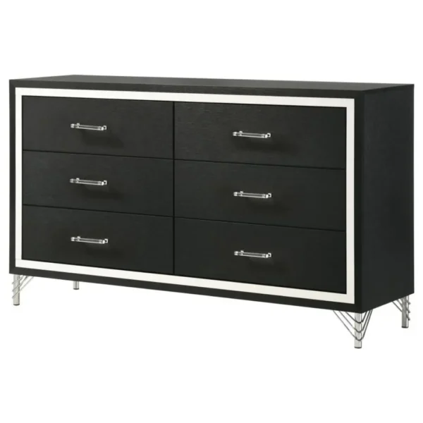Lucia Double Dressers for Bedroom By Coaster Furniture - Image 4