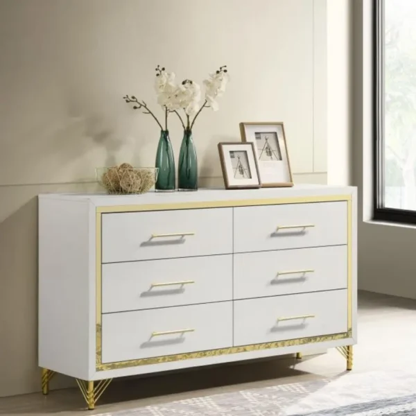 Lucia Double Dressers for Bedroom By Coaster Furniture - Image 12