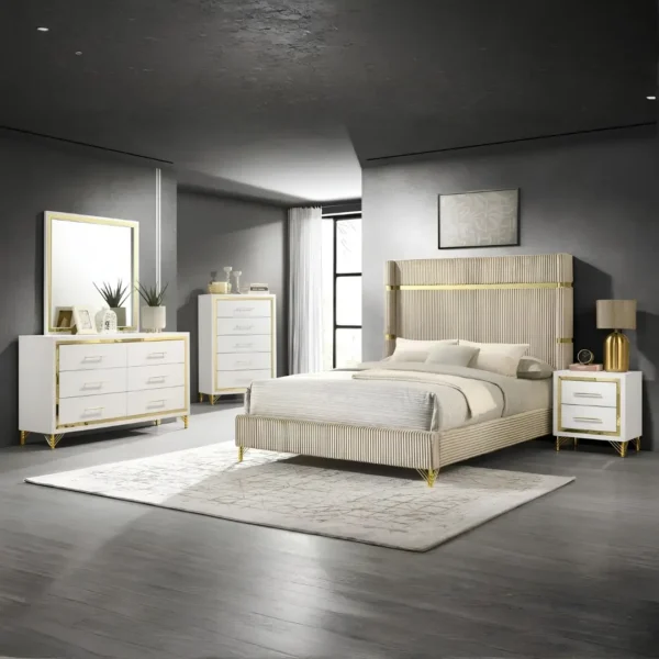 Lucia 5-Piece Bedroom Set By Coaster Furniture - Image 7