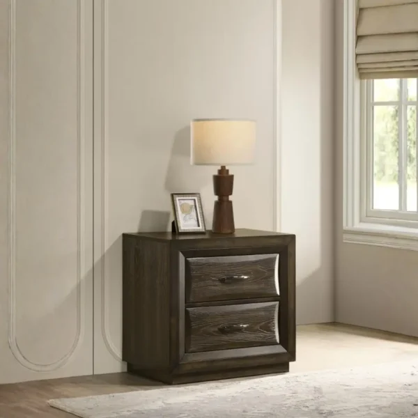 Atlas 5-Piece Dark Oak Bedroom Set By Coaster Furniture - Image 3